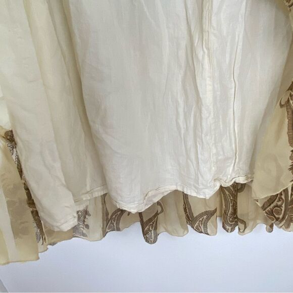 EARTHBOUND Cream and Brown Maxi Skirt - Picture 8 of 13